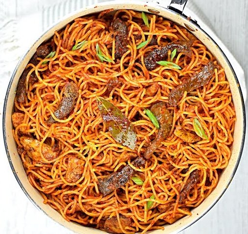 Jollof Spaghetti