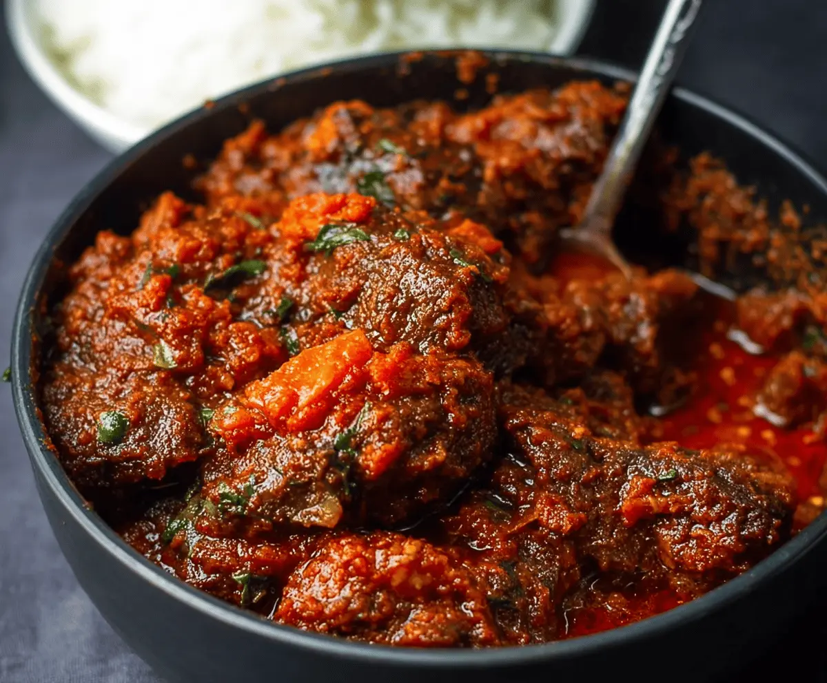 Nigerian Beef or Chicken Stew