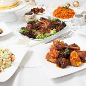 Nigerian Meals At A Wedding