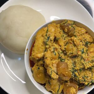 Egusi Soup With Swallo